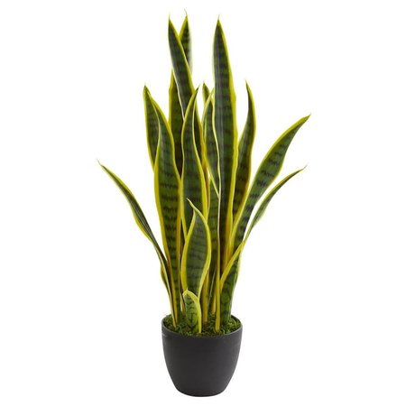 NEARLY NATURALS 26 in. Sansevieria Artificial Plant 6349